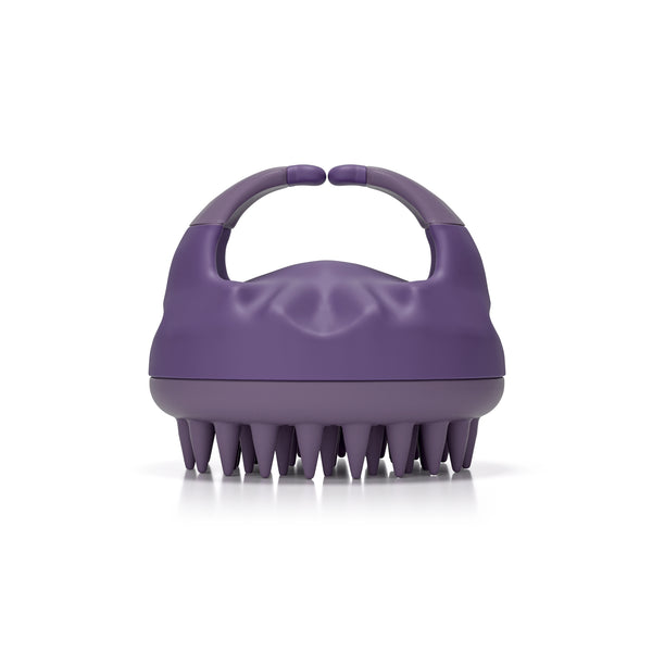 FOLIGAIN Scalp Therapy Exfoliator & Massager in Purple - FOLIGAIN