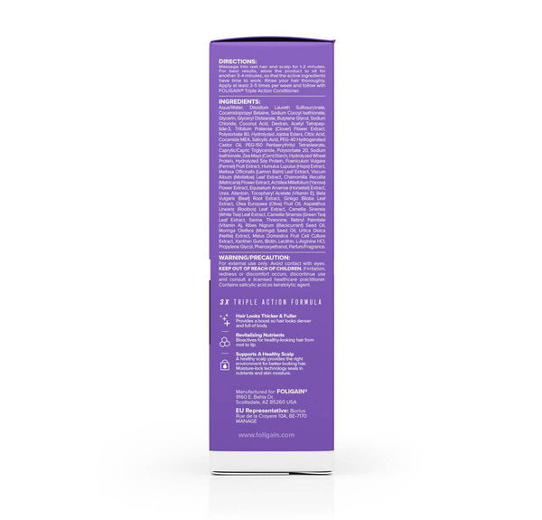 FOLIGAIN Hair Growth Shampoo + Conditioner Kit For Women - FOLIGAIN