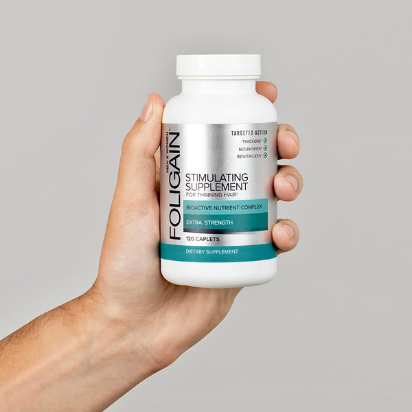 FOLIGAIN Stimulating Supplement For Thinning Hair 120 Caplets - FOLIGAIN