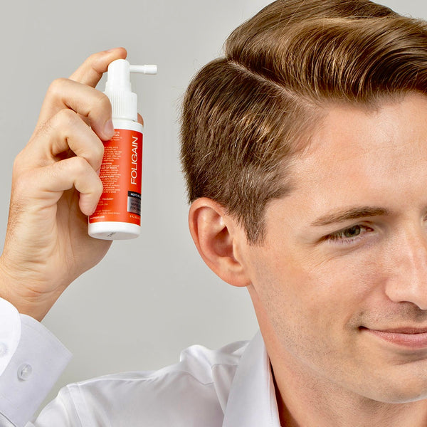 FOLIGAIN Triple Action Complete Formula For Thinning Hair For Men 10% Trioxidil - FOLIGAIN